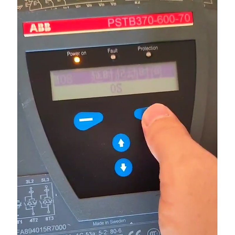 ABB PSTB370-600-70原机对接测试 ABB PSTB370-600-70原机对接测试